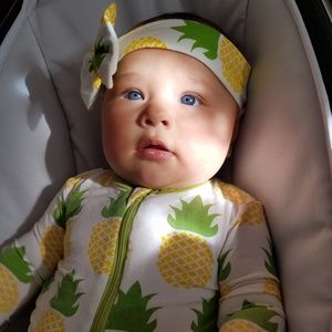 Kickee Pants pineapple outfit